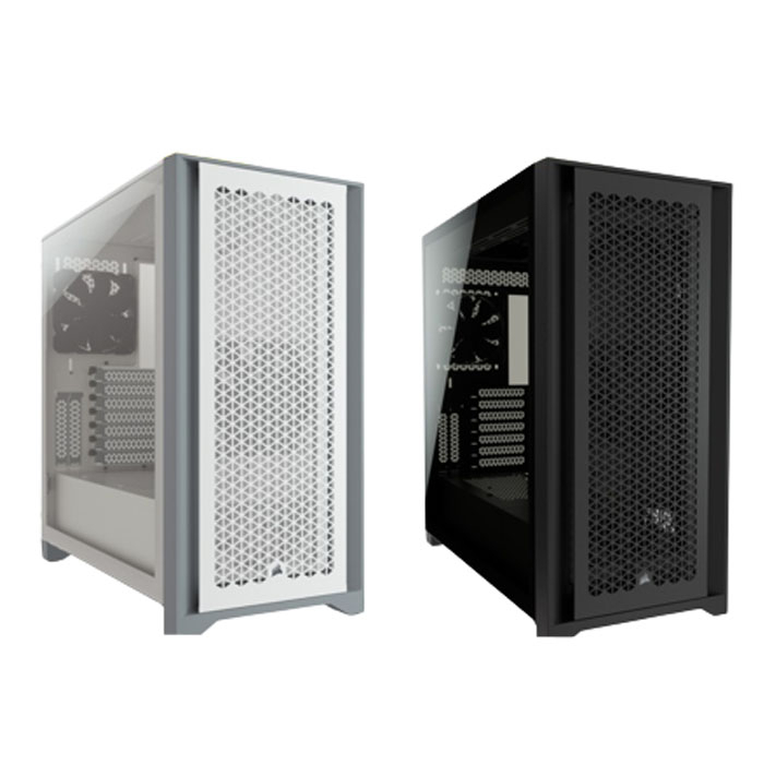 Casing Corsair 4000D Airflow Tempered Glass (Black/White)