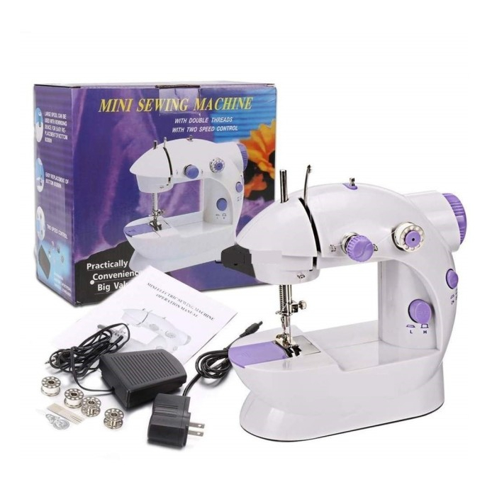 Mini Sewing Machine / Mesin Jahit Mini Portable + Lampu Jahit