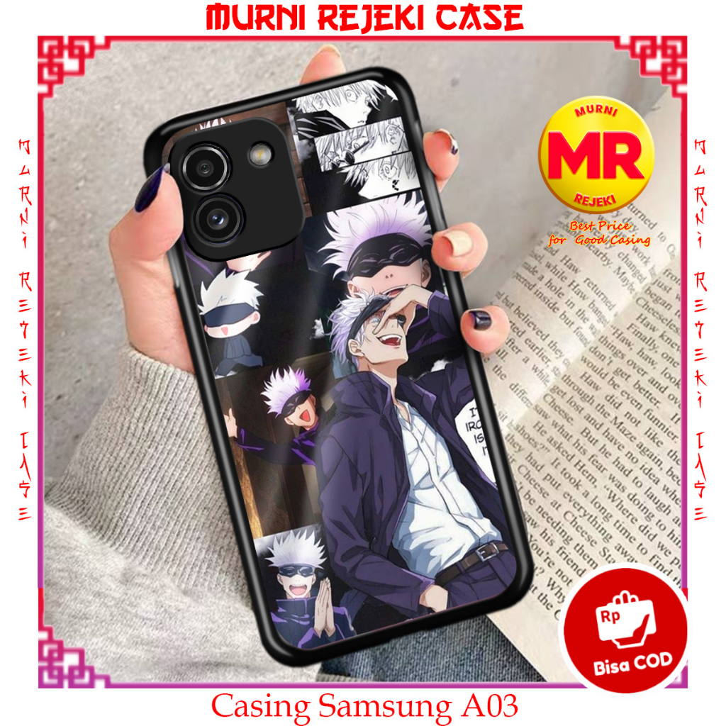 Casing Hp Samsung A03 Case Samsung A03 Motif GOJO02 Case lucu Casing Samsung Case Anime Softcase Har