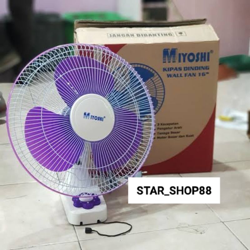 KIPAS ANGIN WALLFAN MIYOSHI / KIPAS ANGIN DINDING MIYOSHI / CARLAN / MASTAP