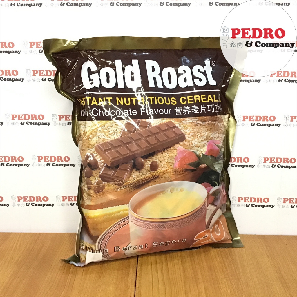 

Gold roast chocolate cereal instant 600 gram (20 sachets) - sarapan pagi sereal