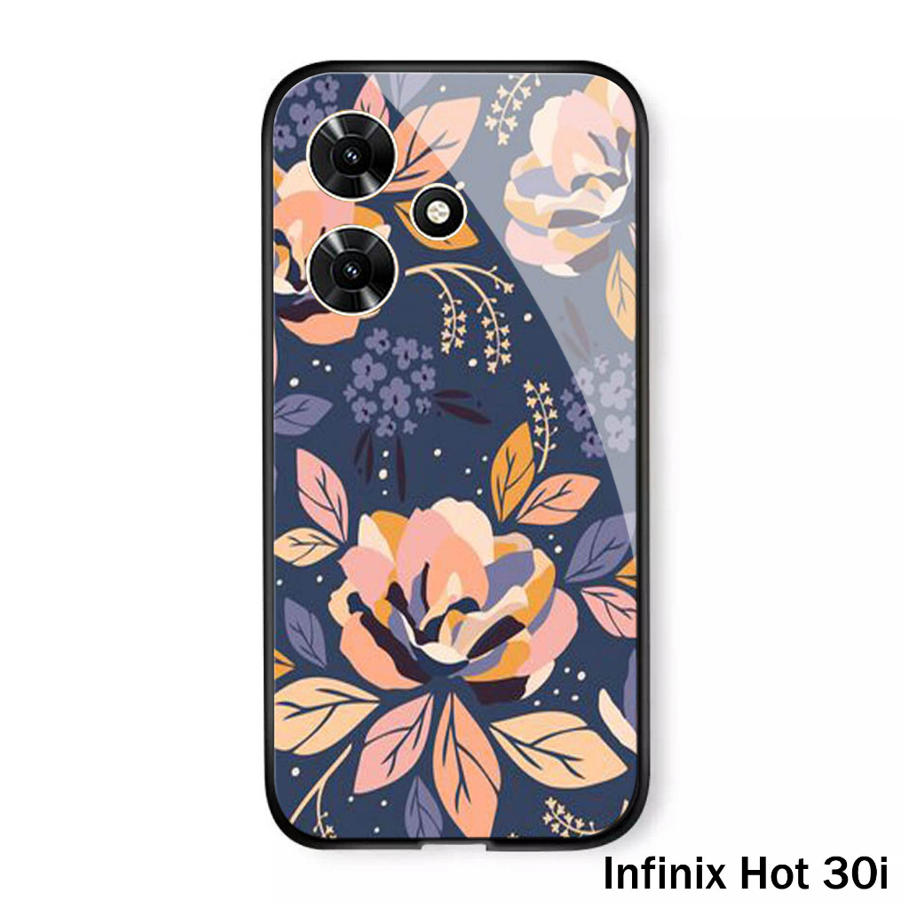 (S30) Case  Glass INFINIX HOT 30i - casing Terbaru handphone - INFINIX HOT 30i  - pelindung handphon