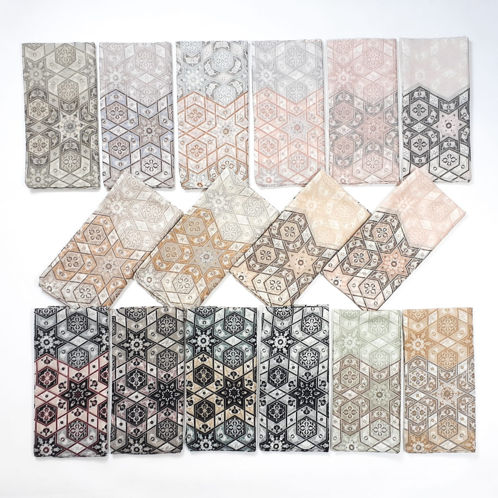 MARAKESH A Series Miss Color Voile Scarf Ultrafine Polyspun - Hijab Size 120*120 cm - 18-Kirim Random