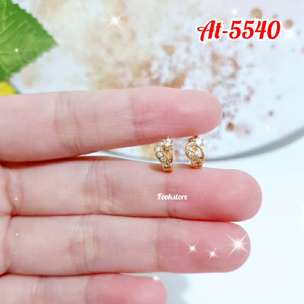 ANTING CLIP BAYI/ANAK PEREMPUAN ANTI ALERGI/AT-5540