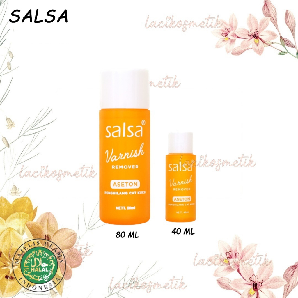 ✨LACIKOSME✨  SALSA VARNISH REMOVER ASETON - NAIL REMOVER BPOM ORIGINAL