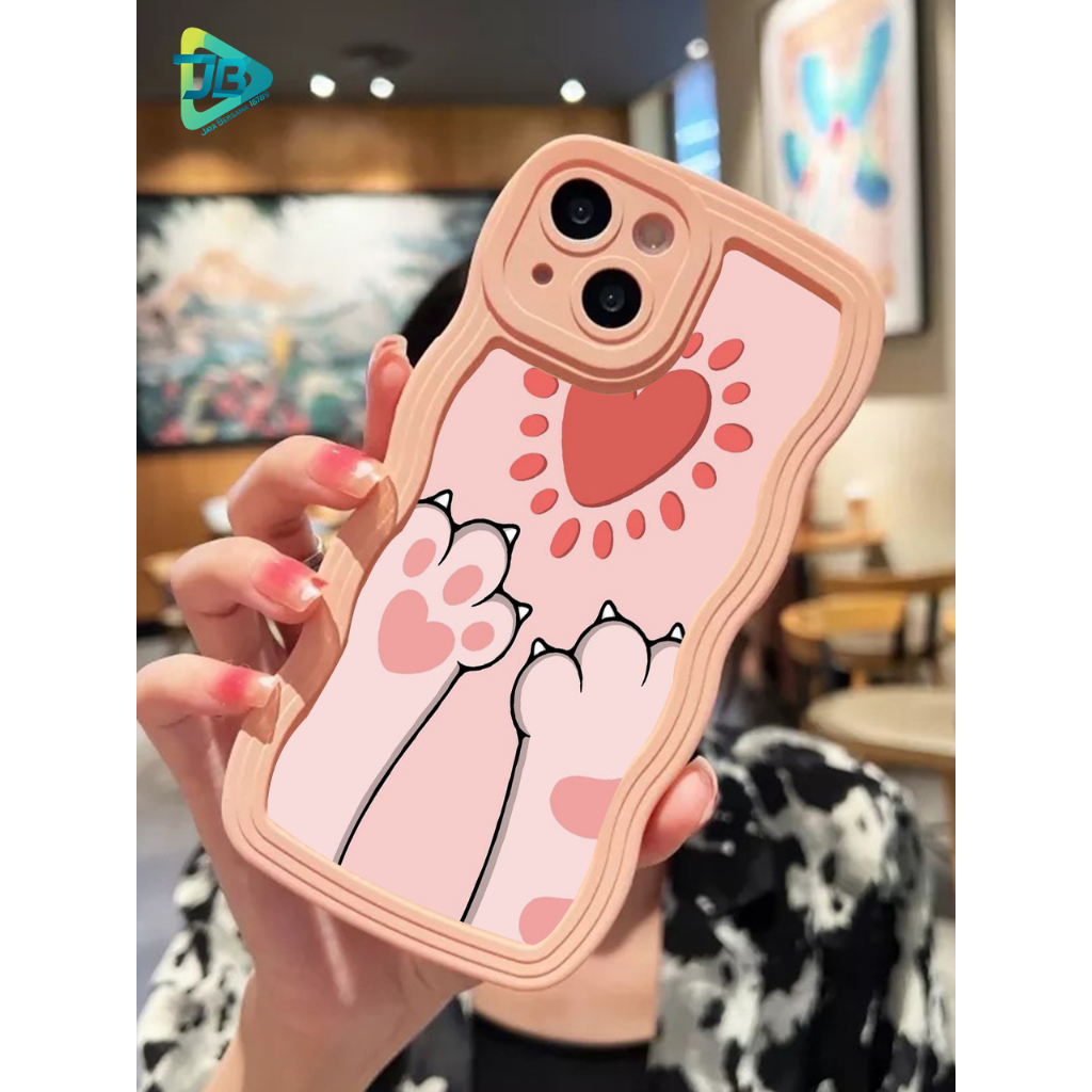 CUSTOM SOFTCASE SILIKON GELOMBANG WAVY CUSTOM CAT CUTE FOR OPPO A3S A5S A1K A15 A16 A17 A17K A31 A37 NEO 9 A39 A57 A71 A83 F1S A59 F5 F7 F11 A5 A9 A52 A53 A33 A54 A55 A77S A74 A95 A76 A36 A96 RENO 4F F17 PRO 4 5 5F 6 7 8 7Z 8Z JB8914