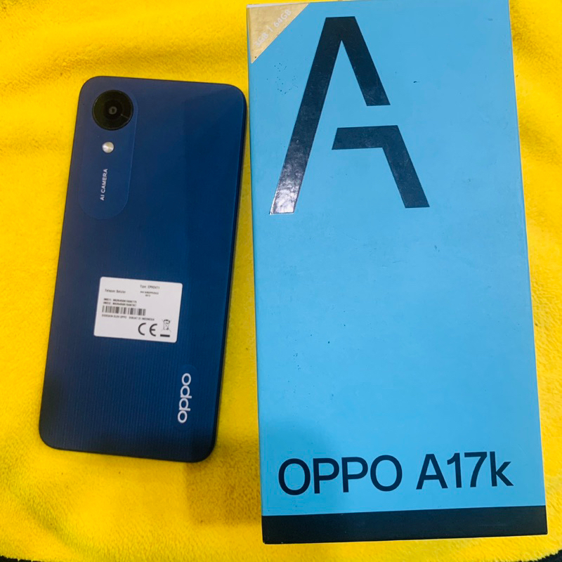 oppo A17k ram 3 rom 64gb garansi resmi indonesia // handphone second