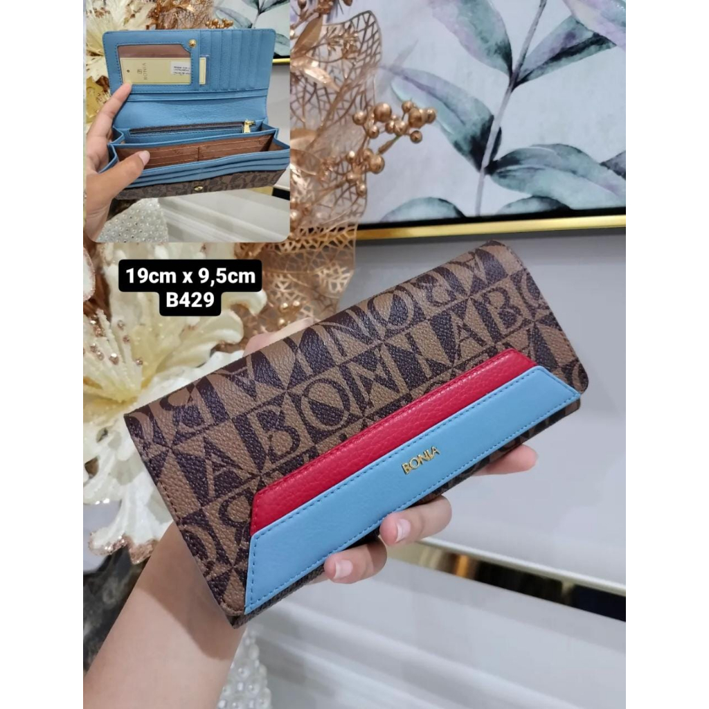 dompet lipat panjang bonia original