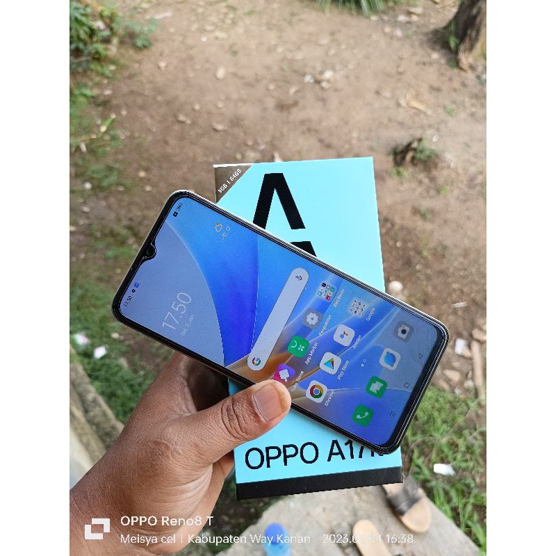 oppo A17K ram 3+4/64 second like new