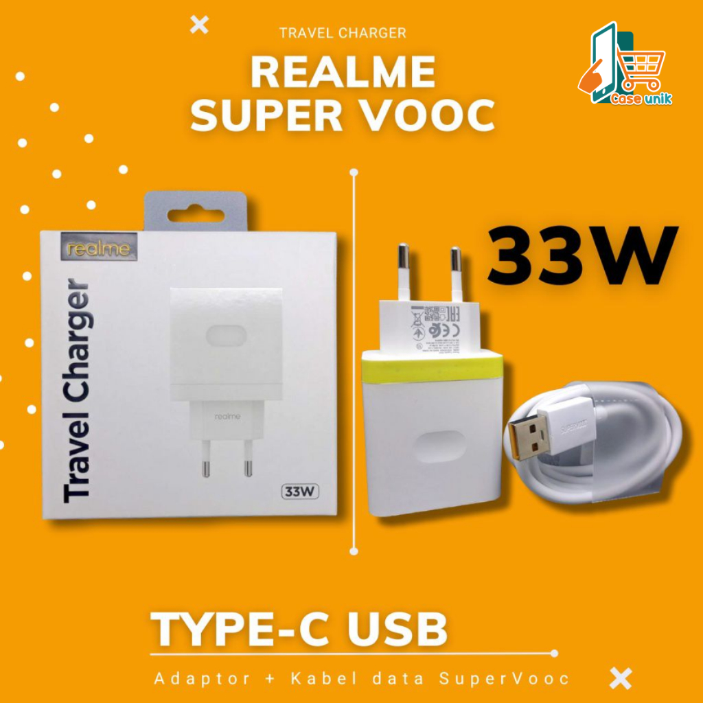 Cashan Charger tc REALME 33W ORIGINAL 100% tipe c SUPER DART for REALME 8 8pro 9 9i 9pro 9pro+ 10 10pro 10 5g 10 pro+ C33 C55 narzo 50 nazro 50 5G CS7012