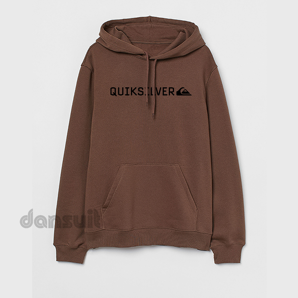 Sweater Hoodie Pria/Wanita Size M - XXXL Hoodie Pria Motif Sablon QUIKSILVER Bahan Tebal Premium