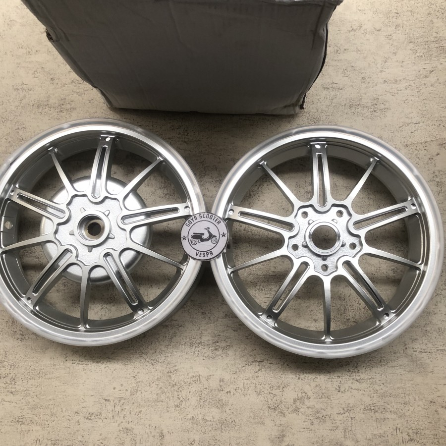 Velg Drag Ring 12 Silver Vespa Sprint Primavera LX S LXV