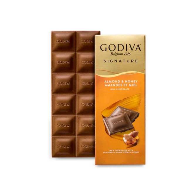 

Godiva Signature Almond & Honey Milk Chocolate