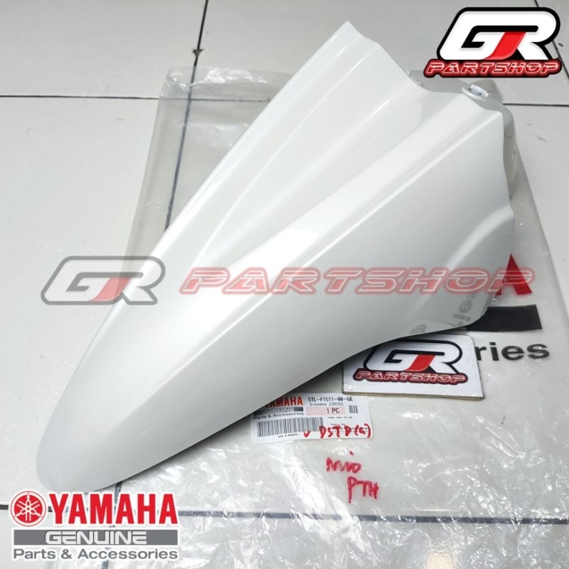 spakbor depan 5TL mio sporty putih ori ygp original yamaha slebor fender