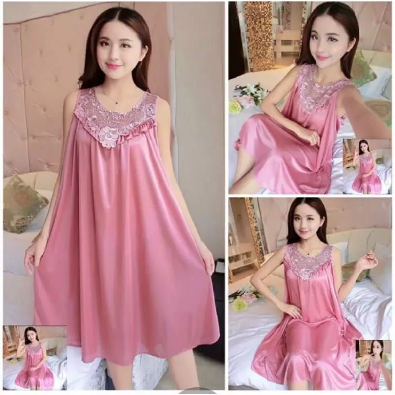 nk Ernyyunisa_DASTER LINGERIE HAPPY BAHAN SATIN IMPORT SIZE XXL/JUMBO