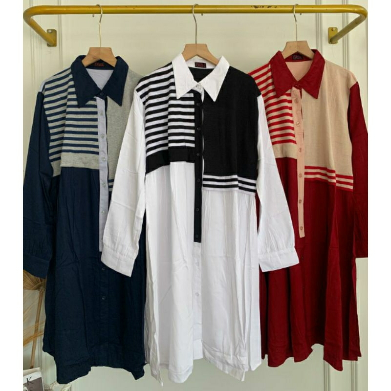 Tunik Motif Garis