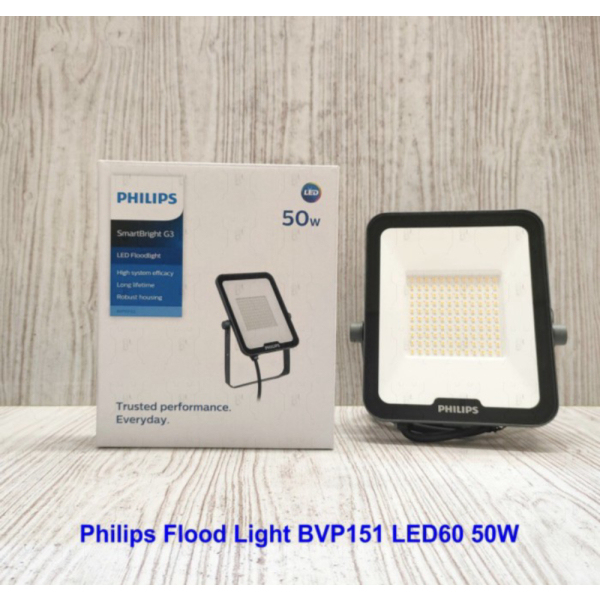 Lampu sorot led philips 50 watt 50w philips BVP161 floodlight led 50w - Coolwhite
