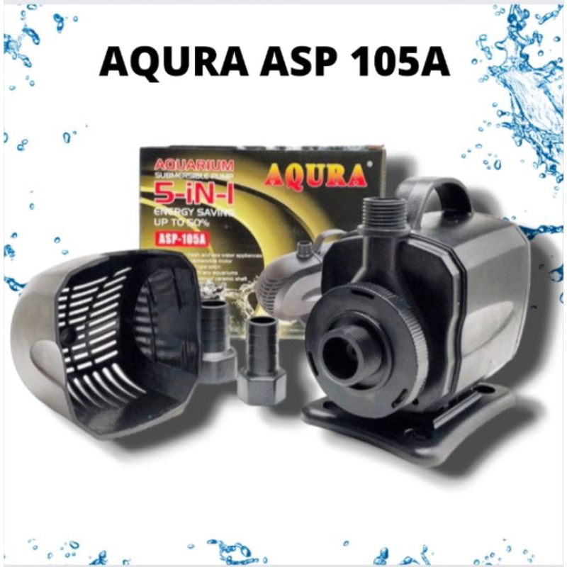 Pompa Kolam Air Mancur Hidroponik AQURA ASP 105A