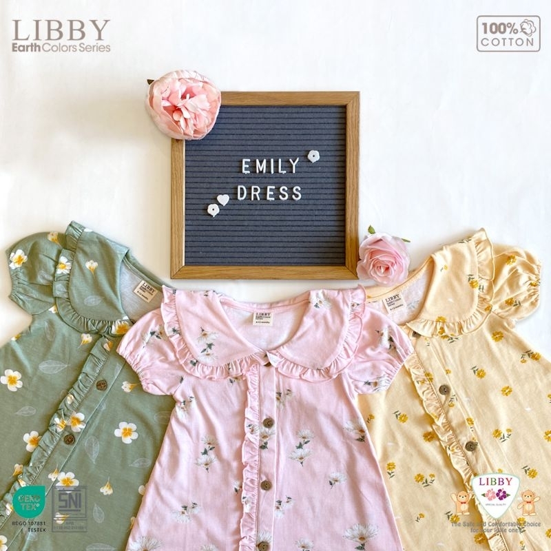 LIBBY - EMILY DRESS LIBBY - DRESS LIBBY - DRESS ANAK PEREMPUAN - DRESS ANAK