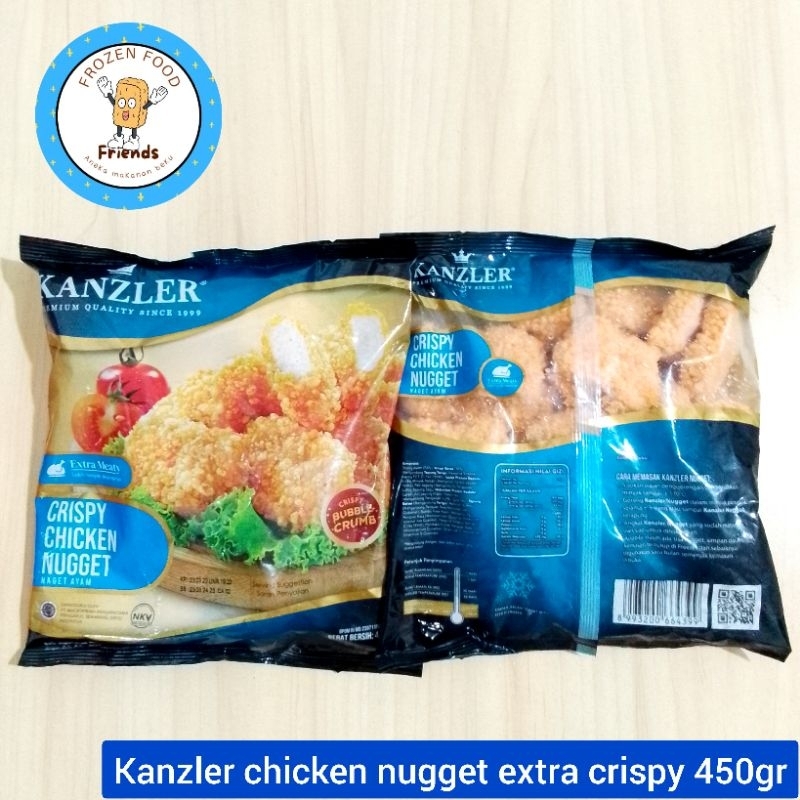 

kanzler chicken nugget extra crispy 450gr