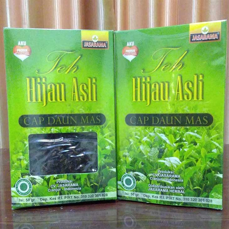 

Teh HIJAU ASLI CAP DAUN MAS ORIGINAL