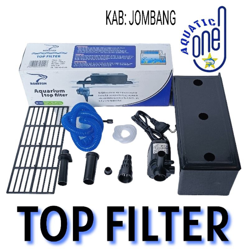 Top Filter ROSSTON RS 1200 mesin pompa celup filter box atas ph waterpump aquarium water pump kolam aquarium full set power head penyaring