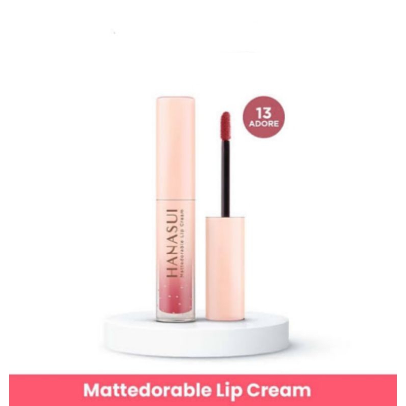 Hanasui Mattedorable Lipcream Boba || Lip Cream Hanasui Boba || Brown Sugar