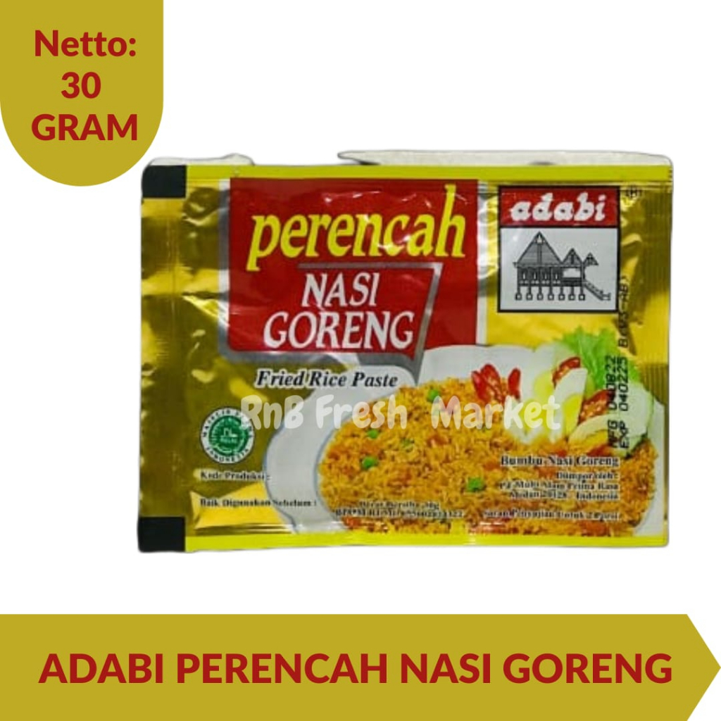 

Adabi Perencah Nasi Goreng 30 Gram