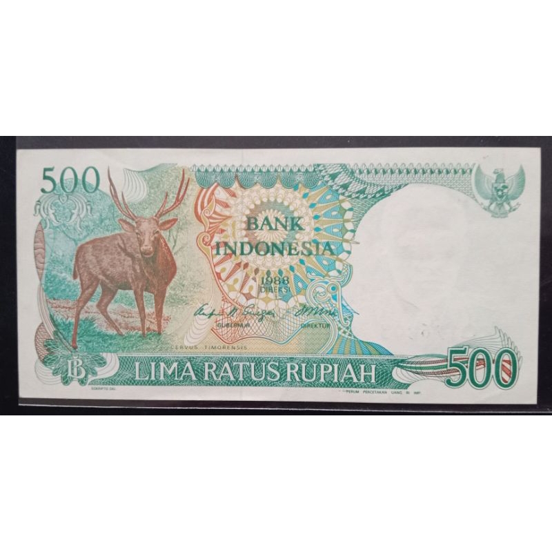 UANGKUNO 500 RUPIAH RUSA THN 1988
