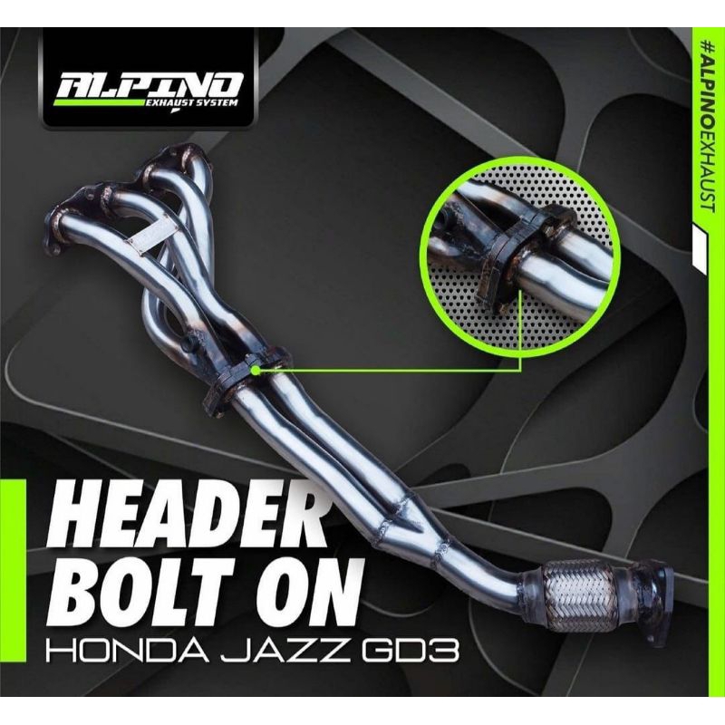 Header Bolt On JAZZ GD3 Alpino