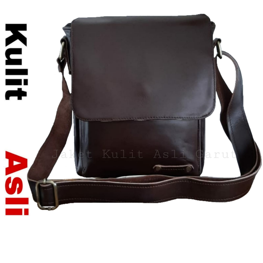 Tas Kulit Asli Tas Pria Slempang Tas Kerja Tas Santai Kekinian Original Kulit Asli Sapi