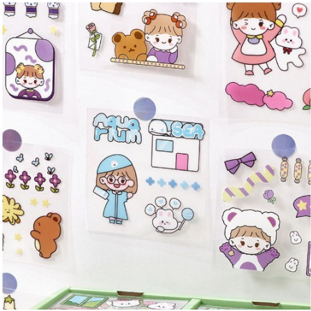 STIKER MOMO WASHI TAPE ROLL - WASHI TAPE ROLL - MASKING STICKER MOMO