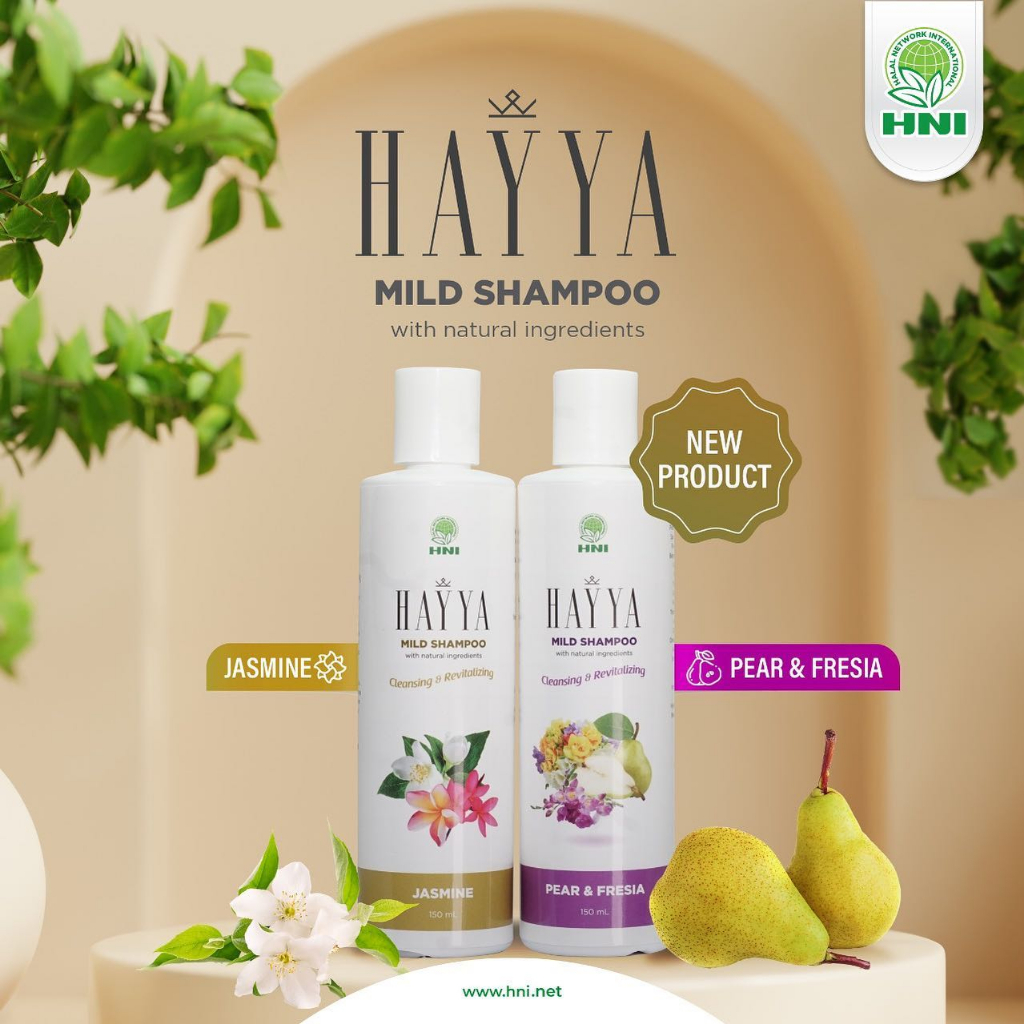SHAMPOO / HAYYA MILD SHAMPOO / HNI / HPAI / HALAL / ORIGINAL / SAMPO
