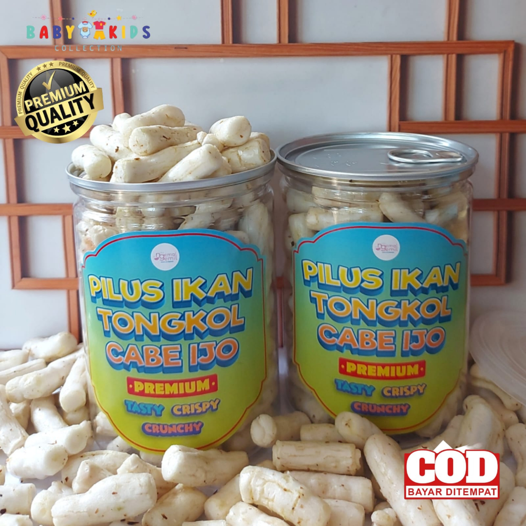 

Can Pilus Ikan Tongkol Cabe Ijo Krupuk Pilus Pedas Kualitas Premium