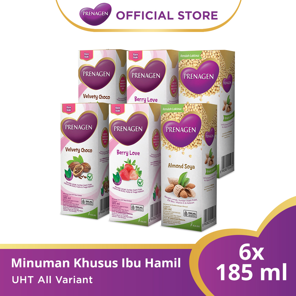 Bundling PRENAGEN Mommy UHT All Variant 6 Pack
