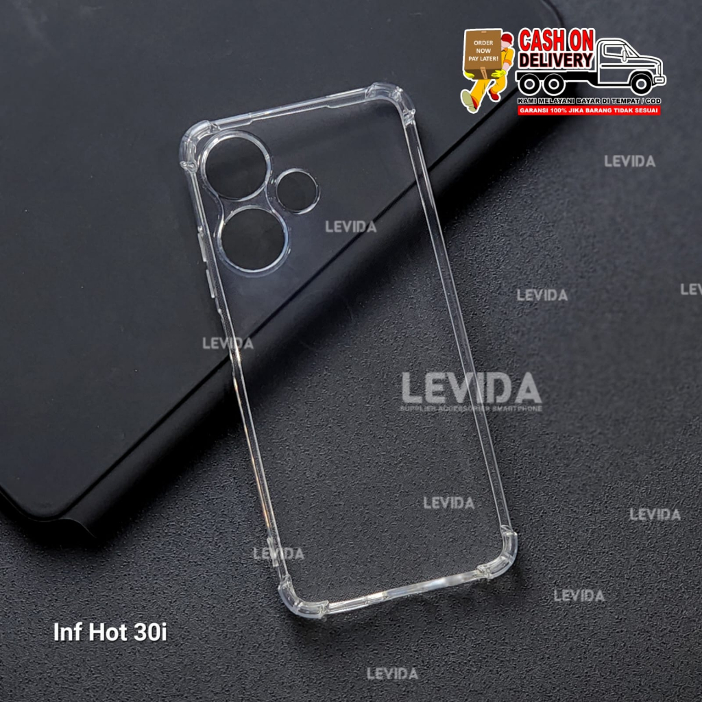Infinix Hot 30 Infinix Hot 30i Infinix Hot 30 Play Soft Case Airbag Clear Case Shockproof Antigores 