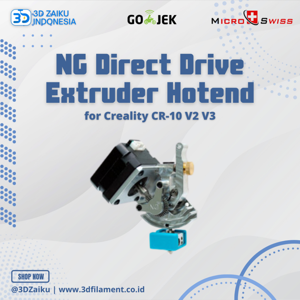 Micro Swiss NG Direct Drive Extruder Hotend for Creality CR-10 V2 V3