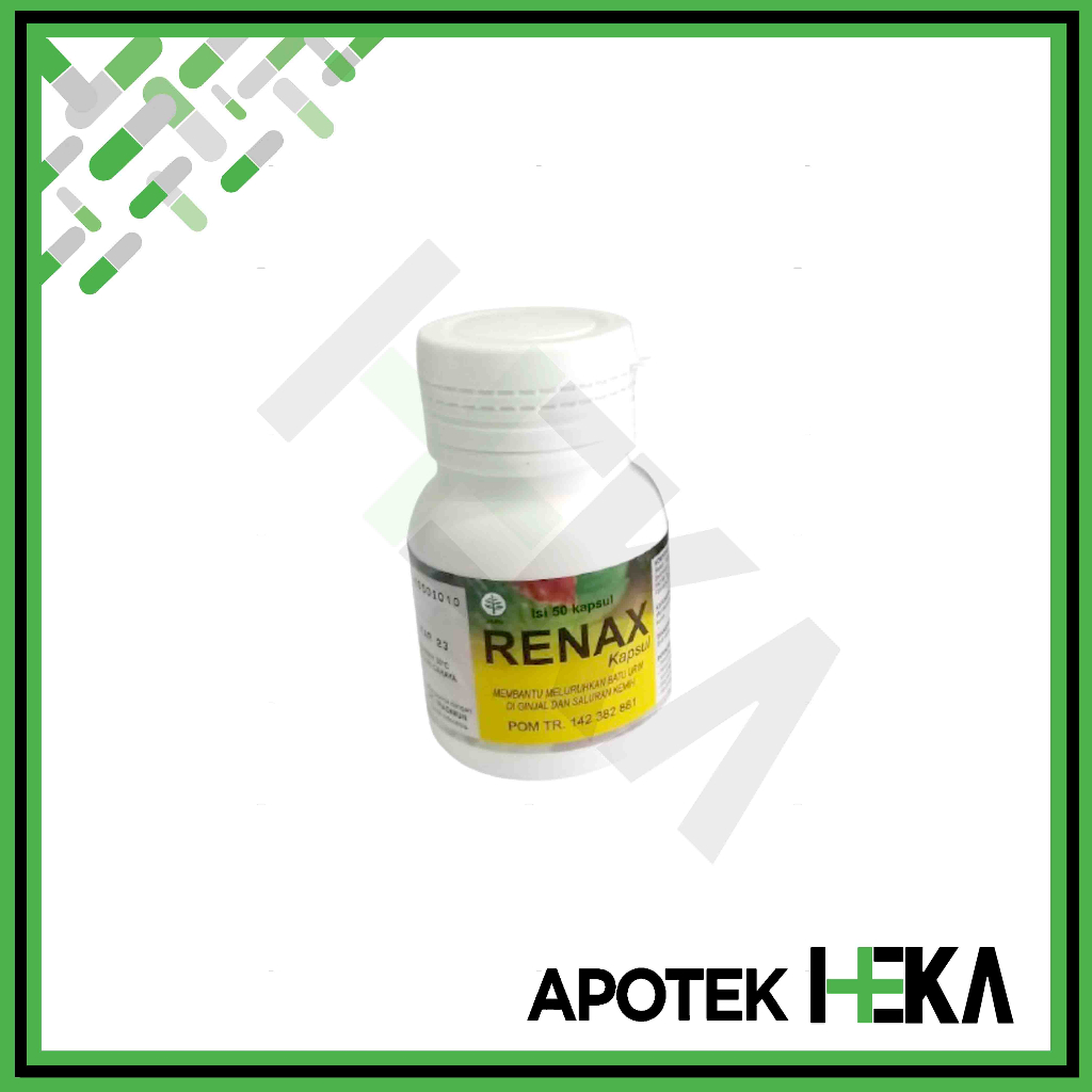 Renax Kapsul Botol isi 50 - Herbal Bantu Meluruhkan Batu Ginjal (SEMARANG)