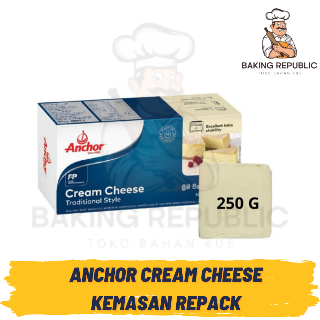 

ANCHOR CREAM CHEESE 250gr + ES batu | ANCHOR CREAM CHEESE BEST SELLER