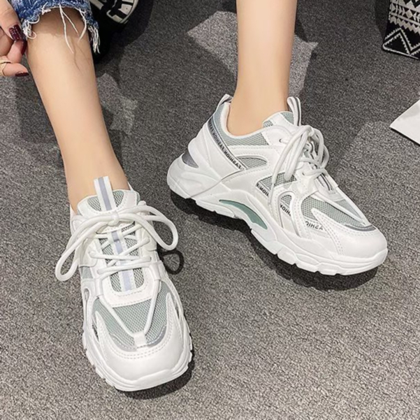 AVANCEID 1932 Sepatu Sneakers Wanita Sekolah Olahraga Sport Putih Import