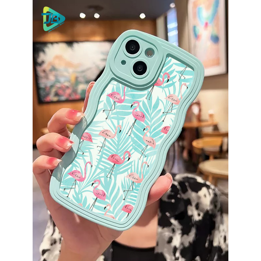 CUSTOM SOFTCASE SILIKON GELOMBANG WAVY CUSTOM FLAMINGGO FOR SAMSUNG J2 PRIME GRAND PRIME A10 M10 A10S A11 M11 A12 M12 A13 A23 A32 A20 A30 A20S A21S A22 A32 A03S A02S A03 CORE A04 A04E A33 A50 A50S A30S A51 A52 A53 JB8927