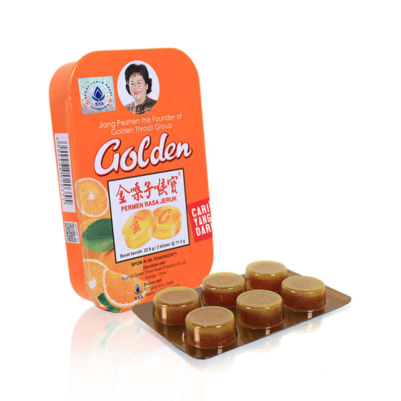 

KALENG - Golden Throat Lozenges SSA - Permen Pelega Tenggorokan