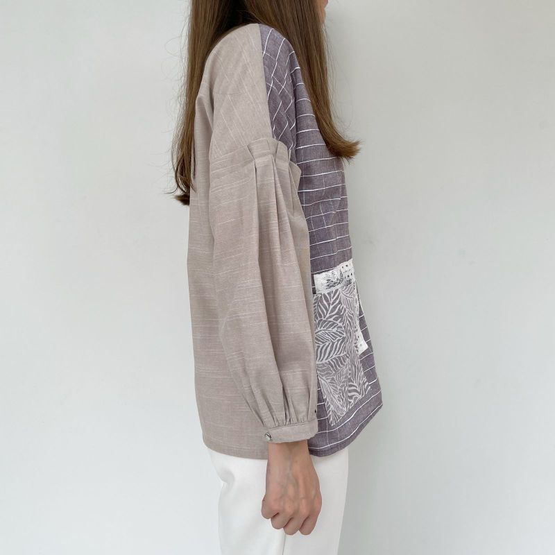 Atasan Batik B30 Blus Blouse Baju Kerja Wanita