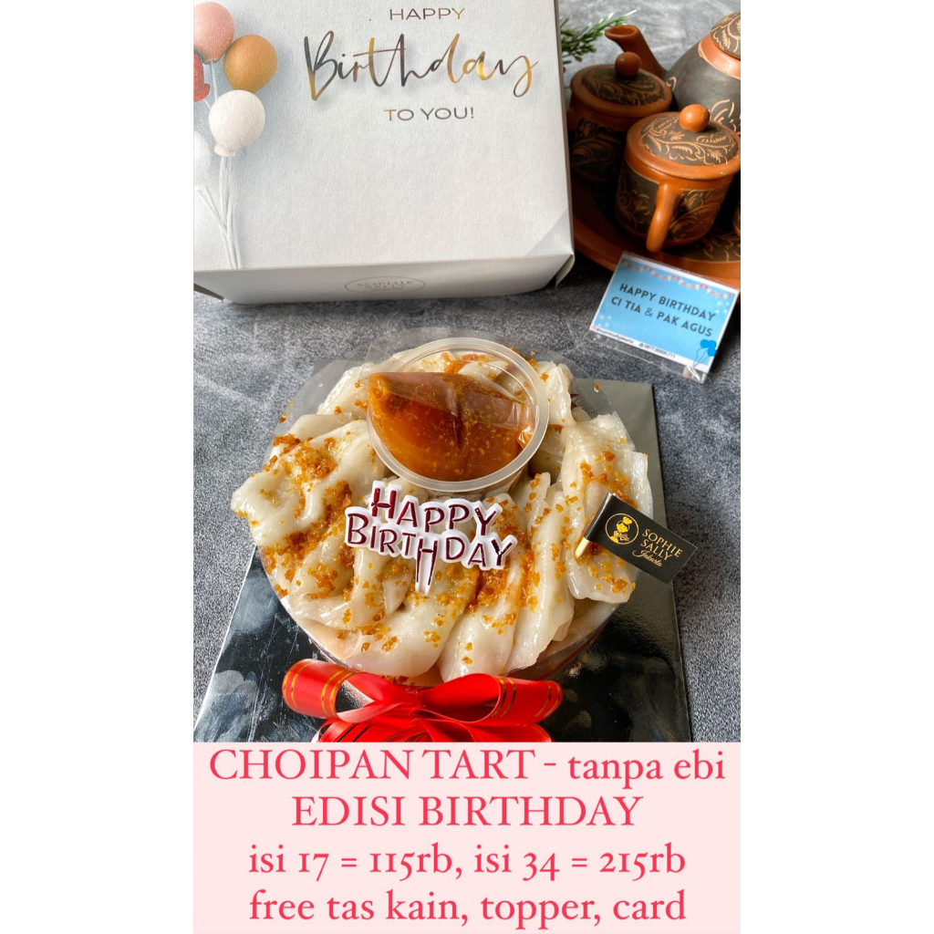 

Choipan Tart Birthday Edition - Ready Setiap Hari