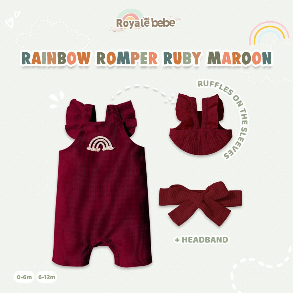 Royale Bebe Rainbow Romper - Baby Romper