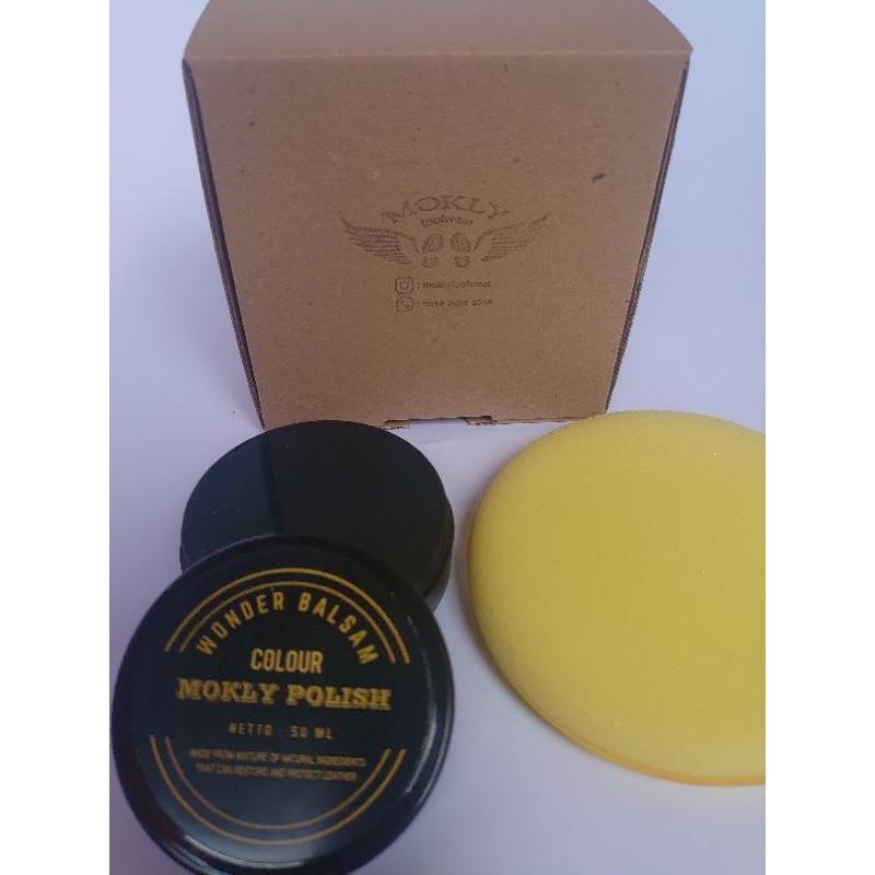 wonder balsam/ semir/ semir sepatu/ leather balm/ leather care green 50 gram untuk perawatan sepatu, tas, jaket, dompet, dan bahan yang terbuat dari kulit