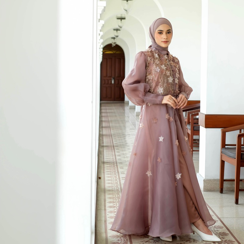 Baju Lebaran FNDLABELS Brisa Set Inner Outer Premium Mom And Kids