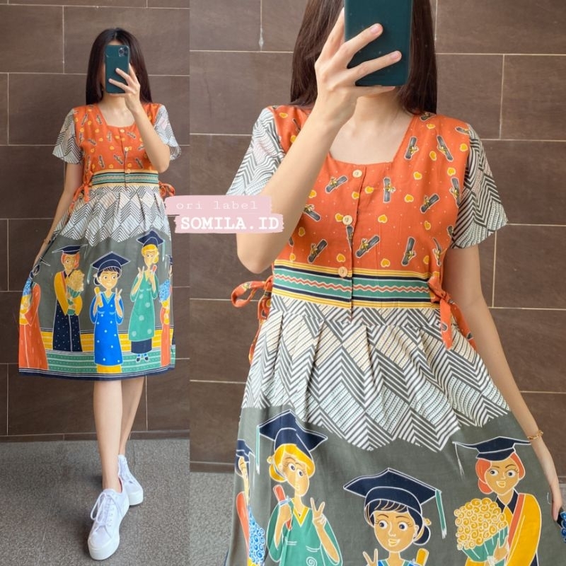 LD 115 GROSIR DASTER SOMILA.ID TERBARU BUSUI CHIBI PUTRI SERUT BATIK BU TEJO LULUS