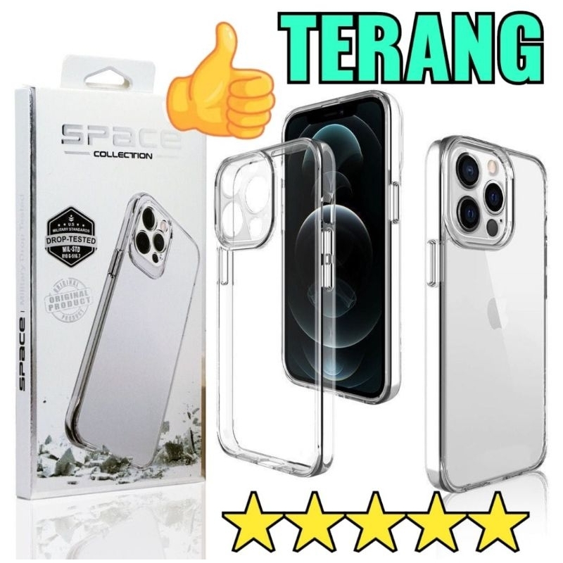 Tpu Space Samsung All Tipe Four-Sided Air Bag Camera Protection Hypermydriasis Fashion Case Mobile Cover Products New Phone Case Clear Good Quality Fashion Case Kekinian Casing Dan Skin Handphone Silicon Bening All Type Samsung All Tipe Samsung