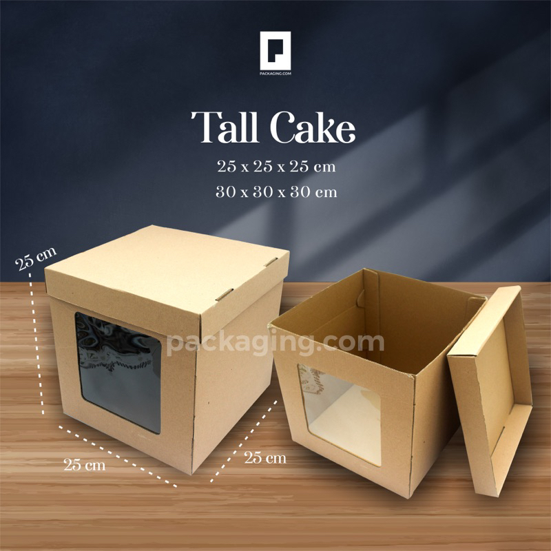 

Box Kardus Eflute/Dus Cake Tinggi/Box Tart Tinggi uk25x25x25